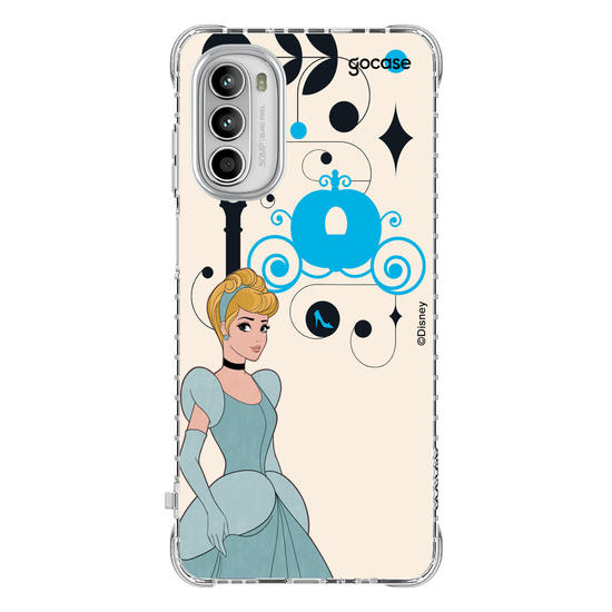 Capinha para celular Disney - Princesas - Cinderela Inicial Fancy