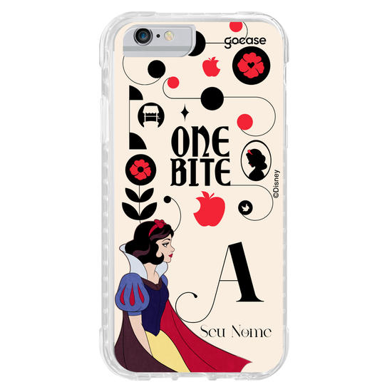 Capinha para celular Disney - Princesas - Branca de Neve Inicial Fancy