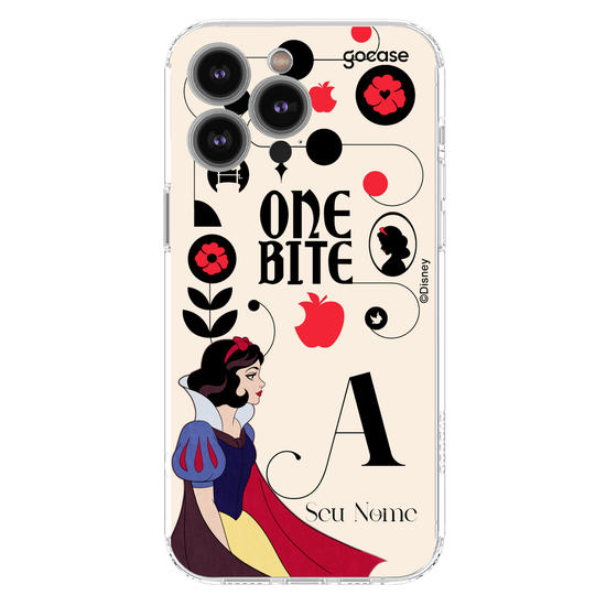 Capinha para celular Disney - Princesas - Branca de Neve Inicial Fancy