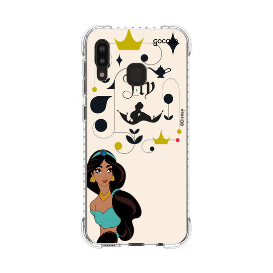 Capinha para celular Disney - Princesas - Jasmine Inicial Fancy