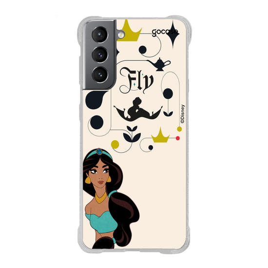 Capinha para celular Disney - Princesas - Jasmine Inicial Fancy