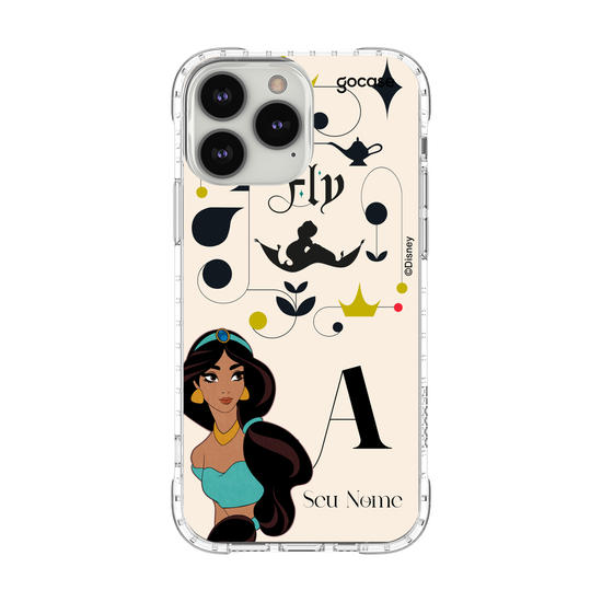Capinha para celular Disney - Princesas - Jasmine Inicial Fancy