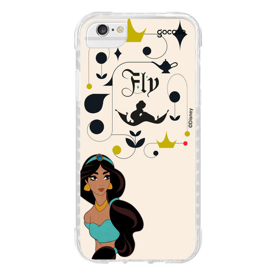 Capinha para celular Disney - Princesas - Jasmine Inicial Fancy
