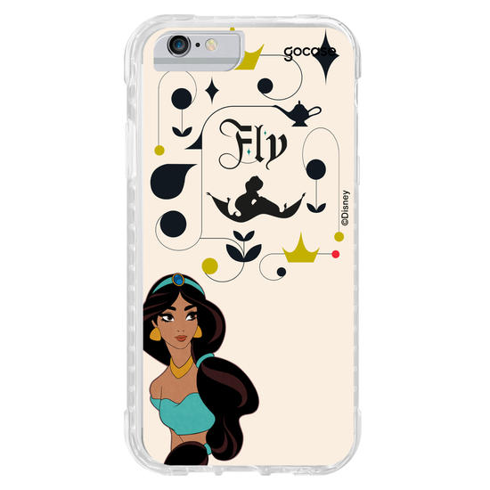 Capinha para celular Disney - Princesas - Jasmine Inicial Fancy
