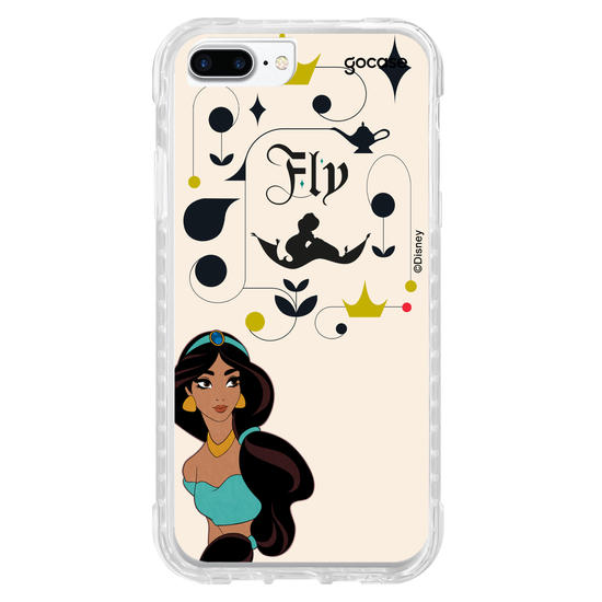 Capinha para celular Disney - Princesas - Jasmine Inicial Fancy