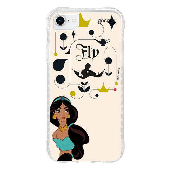 Capinha para celular Disney - Princesas - Jasmine Inicial Fancy