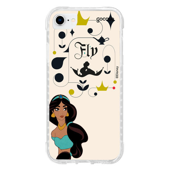 Capinha para celular Disney - Princesas - Jasmine Inicial Fancy