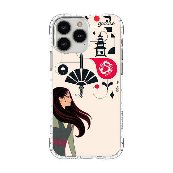 Capinha para celular Disney - Princesas - Mulan Inicial Fancy