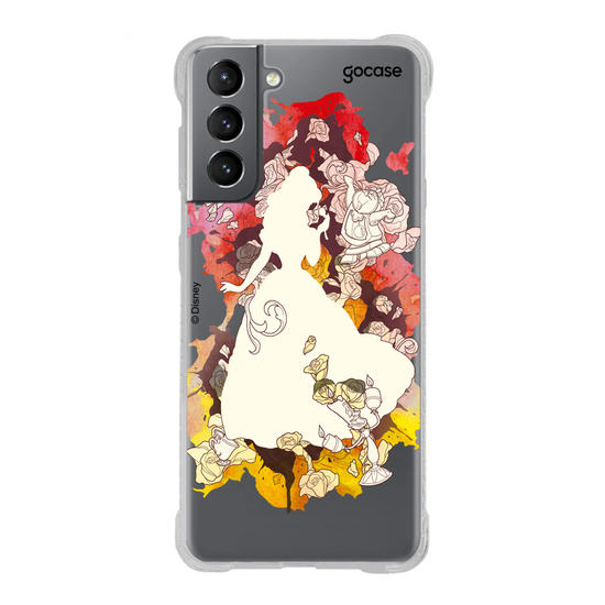 Capinha para celular Disney - Princesas - Bela Watercolor