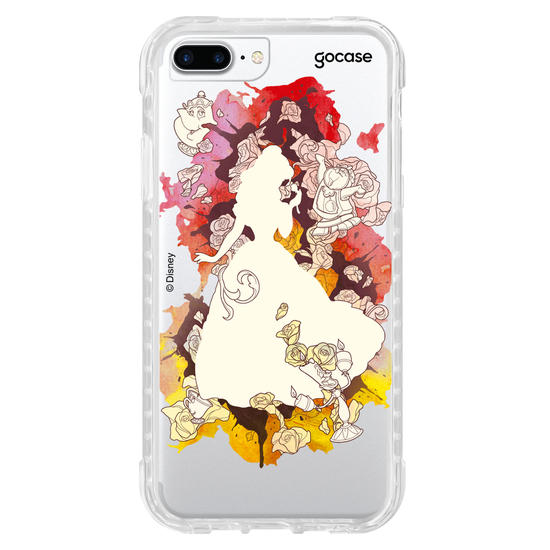 Capinha para celular Disney - Princesas - Bela Watercolor