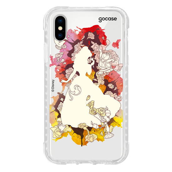 Capinha para celular Disney - Princesas - Bela Watercolor