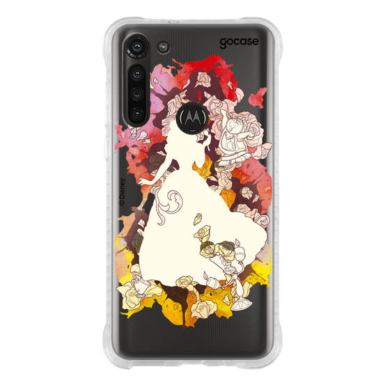 Capinha para celular Disney - Princesas - Bela Watercolor