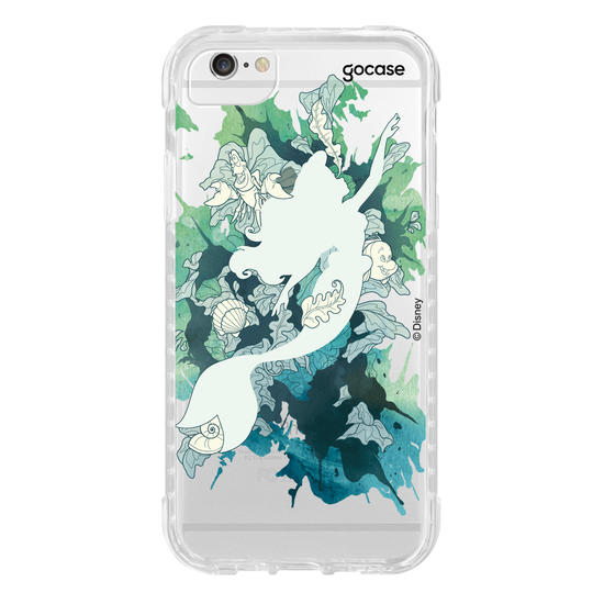 Capinha para celular Disney - Princesas - Ariel Watercolor