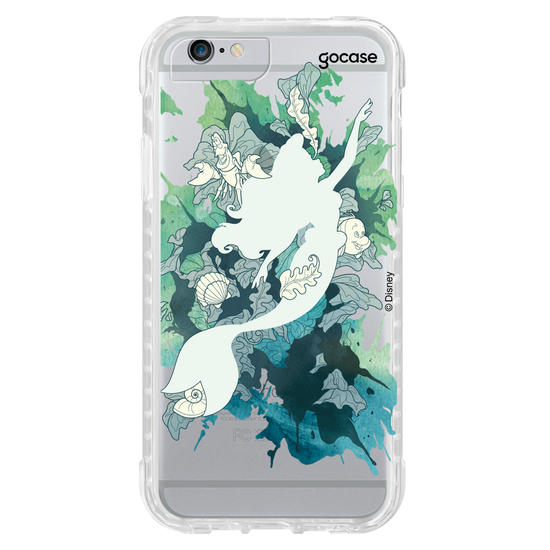 Capinha para celular Disney - Princesas - Ariel Watercolor
