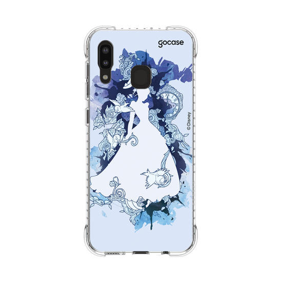 Capinha para celular Disney - Princesas - Cinderela Watercolor