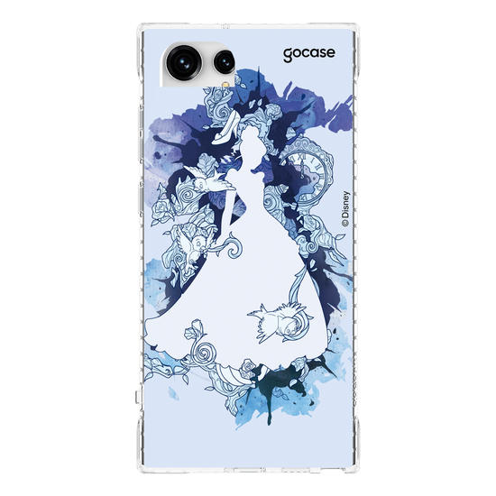 Capinha para celular Disney - Princesas - Cinderela Watercolor