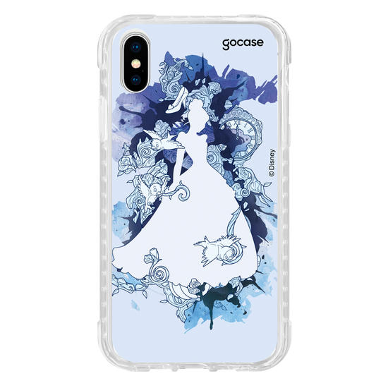 Capinha para celular Disney - Princesas - Cinderela Watercolor