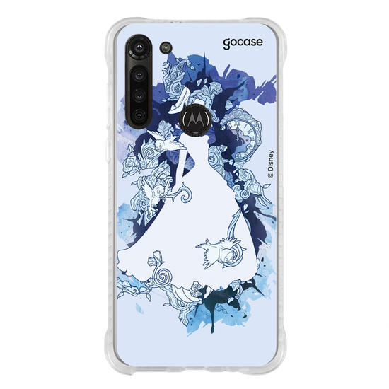 Capinha para celular Disney - Princesas - Cinderela Watercolor