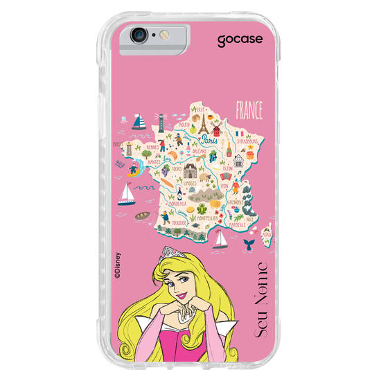 Capinha para celular Disney - Princesas - Aurora Map