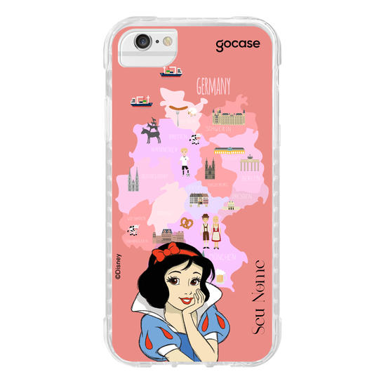 Capinha para celular Disney - Princesas - Branca de Neve Map