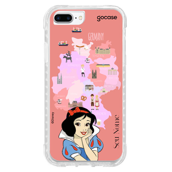 Capinha para celular Disney - Princesas - Branca de Neve Map