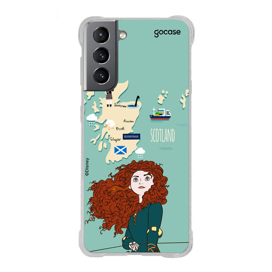 Capinha para celular Disney - Princesas - Merida Map