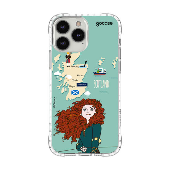 Capinha para celular Disney - Princesas - Merida Map