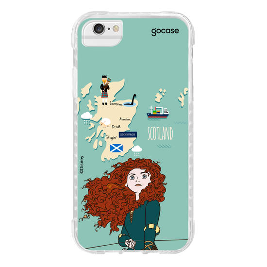 Capinha para celular Disney - Princesas - Merida Map