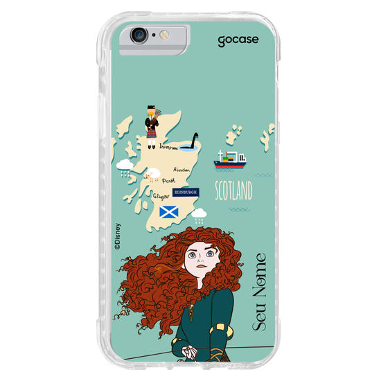 Capinha para celular Disney - Princesas - Merida Map