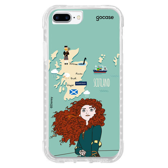Capinha para celular Disney - Princesas - Merida Map