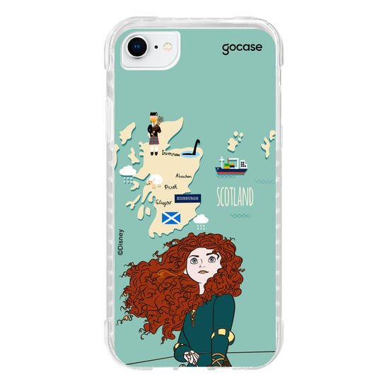 Capinha para celular Disney - Princesas - Merida Map