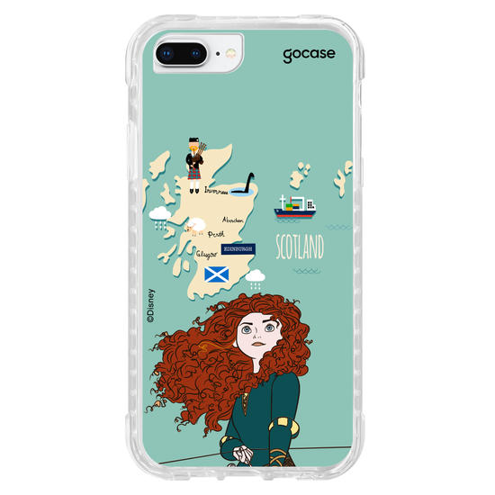 Capinha para celular Disney - Princesas - Merida Map
