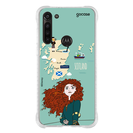 Capinha para celular Disney - Princesas - Merida Map