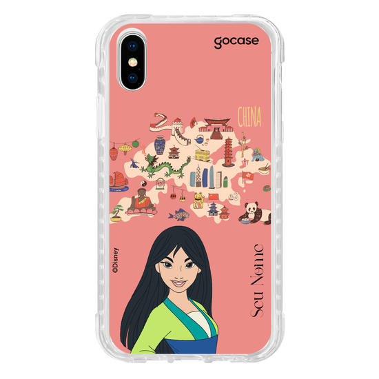 Capinha para celular Disney - Princesas - Mulan Map