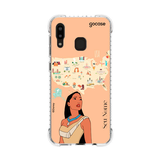 Capinha para celular Disney - Princesas - Pocahontas Map