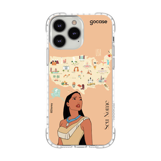 Capinha para celular Disney - Princesas - Pocahontas Map