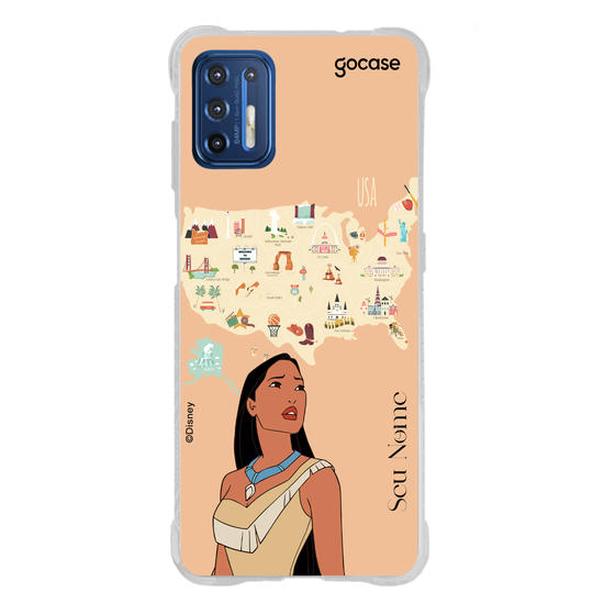 Capinha para celular Disney - Princesas - Pocahontas Map