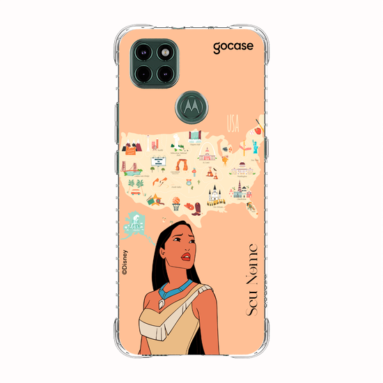 Capinha para celular Disney - Princesas - Pocahontas Map