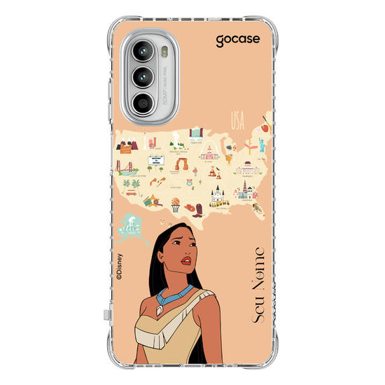 Capinha para celular Disney - Princesas - Pocahontas Map