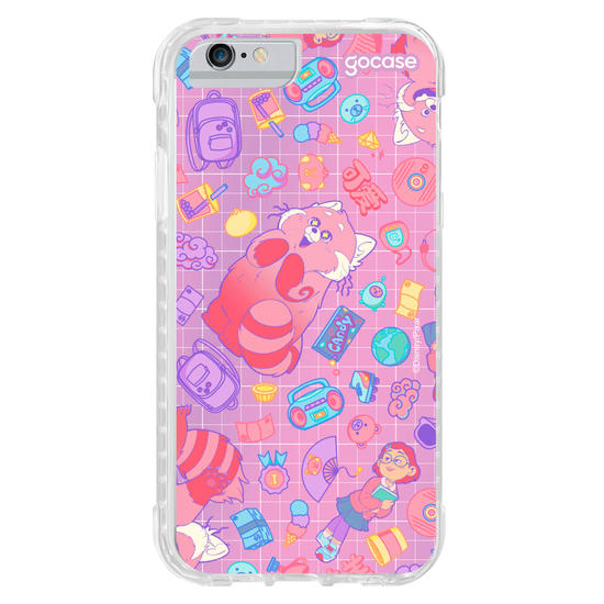 Capinha para celular Disney - Red - Grid