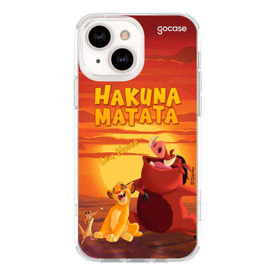 Capinha para celular Disney - Rei Leão - Hakuna Matata
