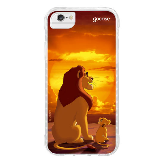 Capinha para celular Disney - Rei Leão - Mufasa e Simba