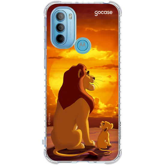Capinha para celular Disney - Rei Leão - Mufasa e Simba