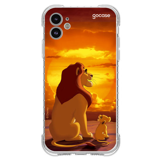 Capinha para celular Disney - Rei Leão - Mufasa e Simba