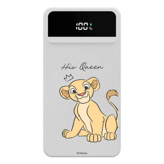 Carregador Portátil Turbo 10000mah - Disney - Rei Leão - His Queen