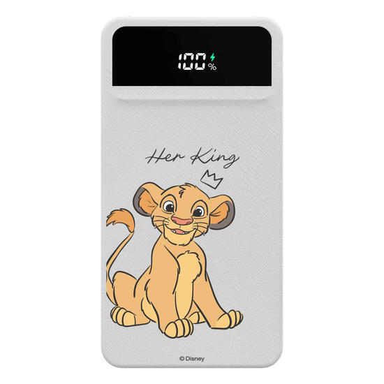 Carregador Portátil Turbo 10000mah - Disney - Rei Leão - Her King