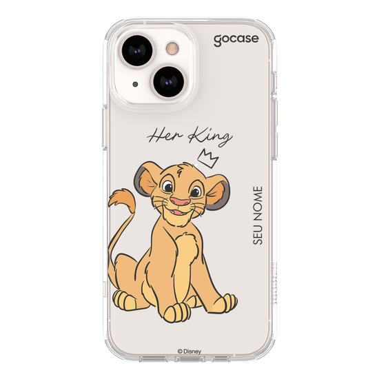 Capinha para celular Disney - Rei Leão - Her King
