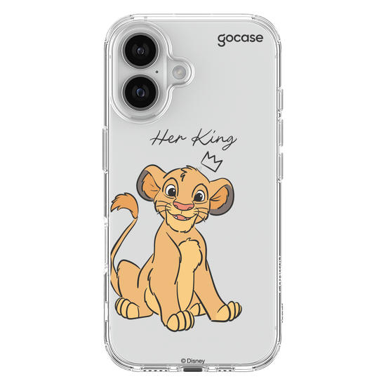 Capinha para celular  Disney - Rei Leão - Her King