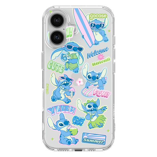 Capinha para celular  Stitch - Summer Ferver