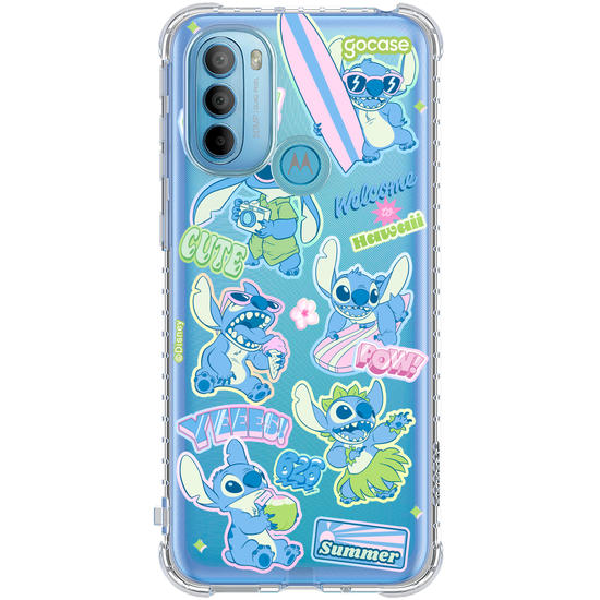 Capinha para celular  Stitch - Summer Ferver
